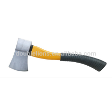 AXE WITH PLASTIC-COATED FIBERGLASS HANDLE